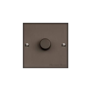 Bauhaus Range Matt Bronze Switches & Sockets, BH9 - 1G Multi Location Primary Dimmer by Heritage Brass By M-Marcus