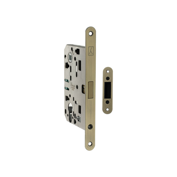 Bonaiti Polaris 2XT Magnetic Euro Profile Sashlock 60mm backset - Matt Antique Brass