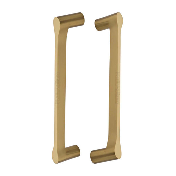 M Marcus - Heritage Brass, Gio Back to Back Door Pull Handle, Door Pull Handles, Back to Back Door Pull Handles