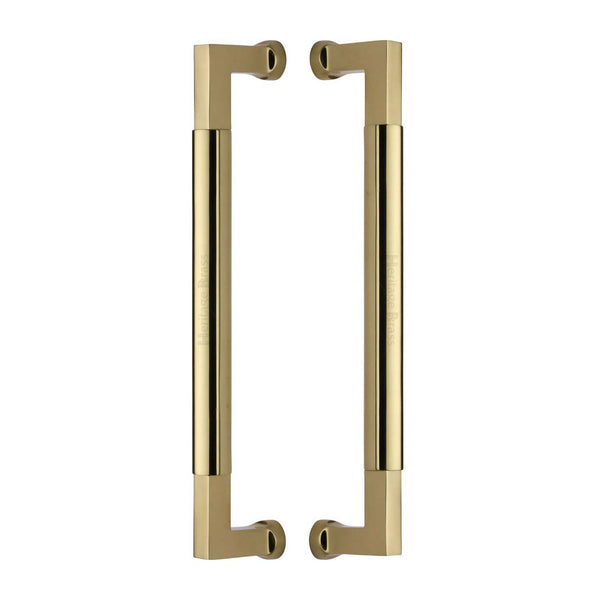 Bauhaus Back to Back Door Pull Handle by M Marcus - Heritage Brass