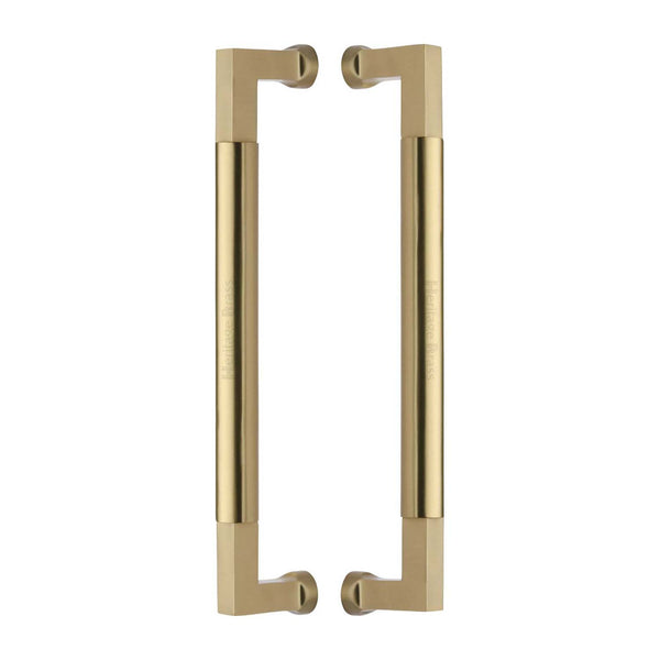 Bauhaus Back to Back Door Pull Handle by M Marcus - Heritage Brass