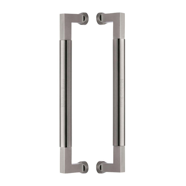 Bauhaus Back to Back Door Pull Handle by M Marcus - Heritage Brass
