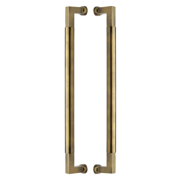 Bauhaus Back to Back Door Pull Handle by M Marcus - Heritage Brass