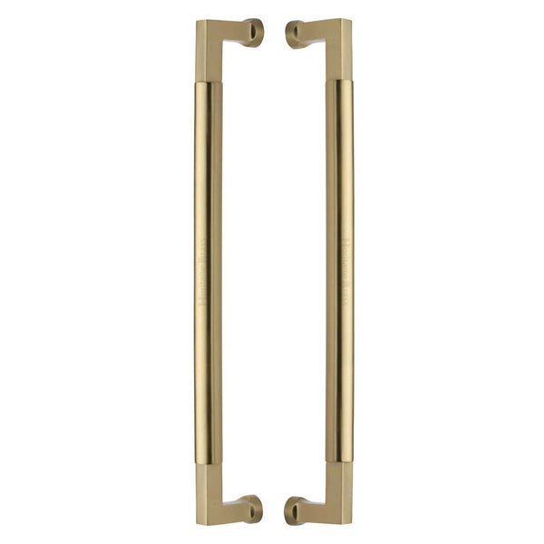 Bauhaus Back to Back Door Pull Handle by M Marcus - Heritage Brass