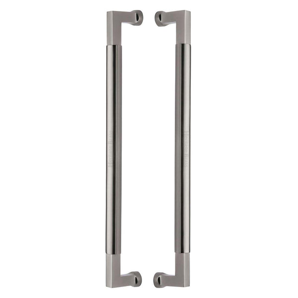 Bauhaus Back to Back Door Pull Handle by M Marcus - Heritage Brass