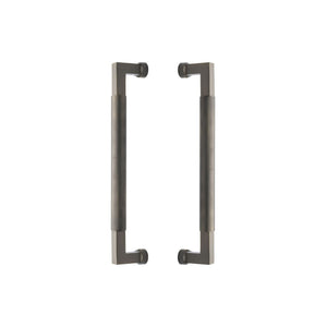 Bauhaus Knurled Back to Back Door Pull Handle by M Marcus - Heritage Brass