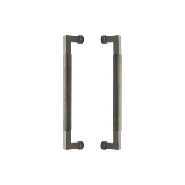 Bauhaus Knurled Back to Back Door Pull Handle by M Marcus - Heritage Brass