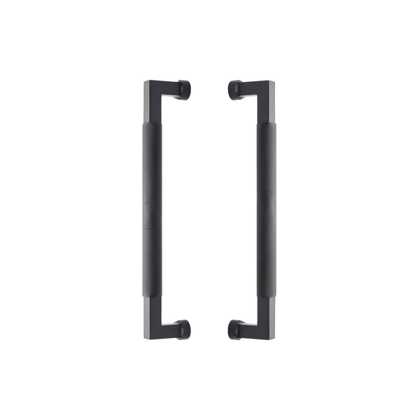 Bauhaus Knurled Back to Back Door Pull Handle by M Marcus - Heritage Brass