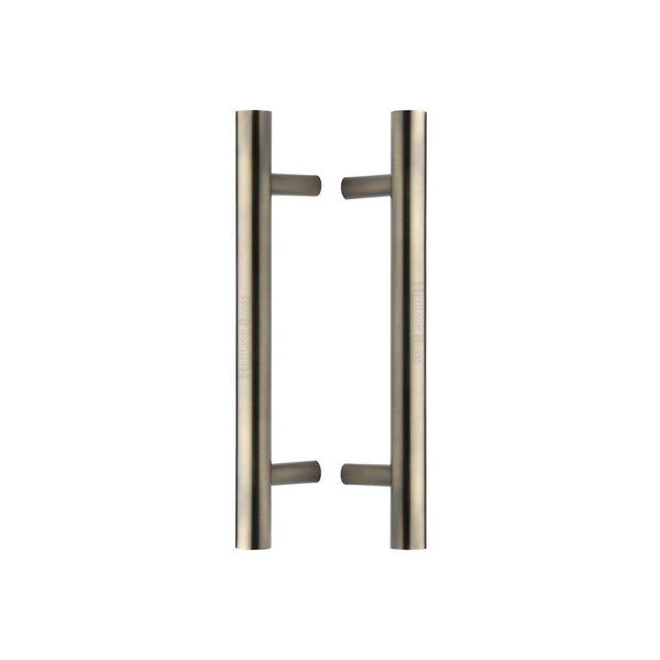 T Bar Back to Back Door Pull Handle by M Marcus - Heritage Brass