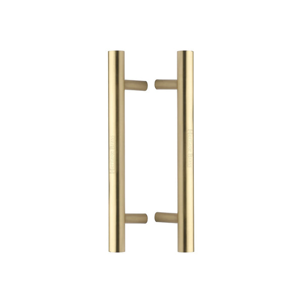 T Bar Back to Back Door Pull Handle by M Marcus - Heritage Brass
