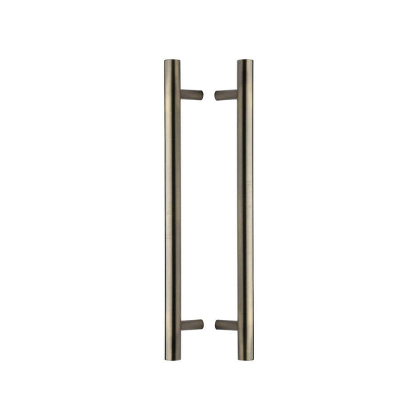 T Bar Back to Back Door Pull Handle by M Marcus - Heritage Brass
