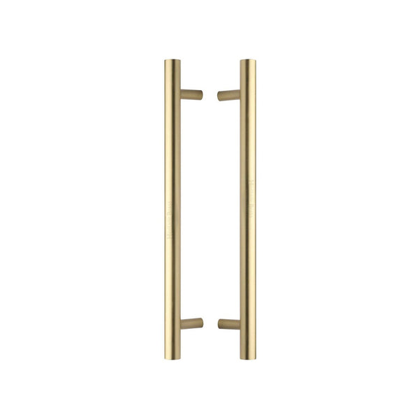 T Bar Back to Back Door Pull Handle by M Marcus - Heritage Brass