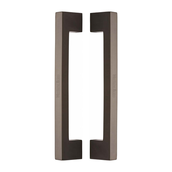 Urban Back to Back Door Pull Handle by M Marcus - Heritage Brass