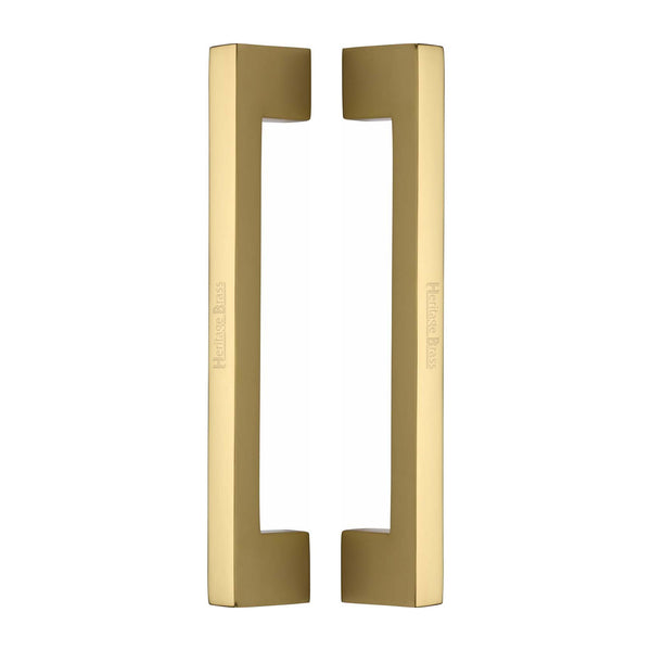 Urban Back to Back Door Pull Handle by M Marcus - Heritage Brass