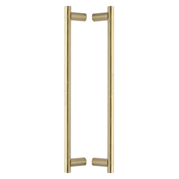 Bar Back to Back Door Pull Handle by M Marcus - Heritage Brass