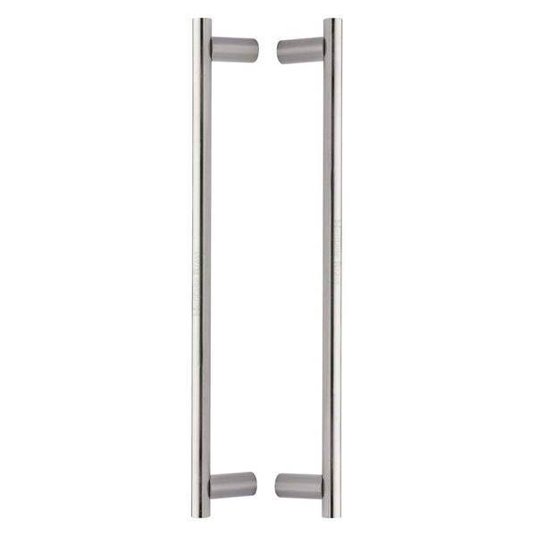 Bar Back to Back Door Pull Handle by M Marcus - Heritage Brass