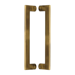 Apollo Back to Back Door Pull Handle by M Marcus - Heritage Brass