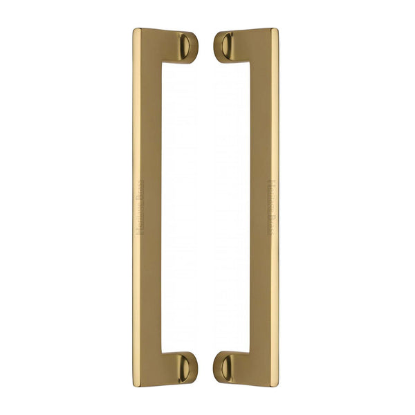 Apollo Back to Back Door Pull Handle by M Marcus - Heritage Brass