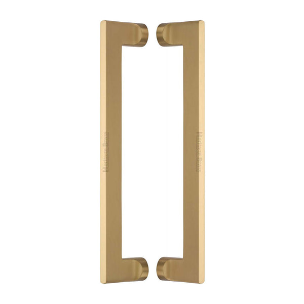 Apollo Back to Back Door Pull Handle by M Marcus - Heritage Brass