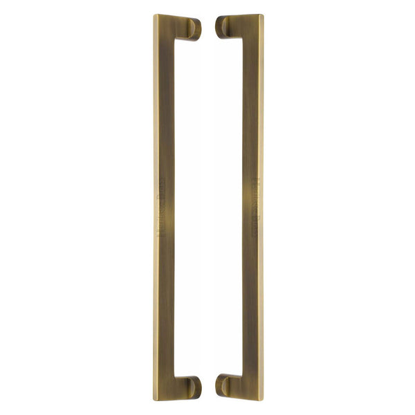 Apollo Back to Back Door Pull Handle by M Marcus - Heritage Brass