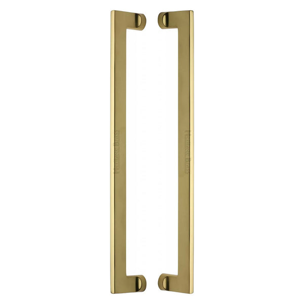 Apollo Back to Back Door Pull Handle by M Marcus - Heritage Brass