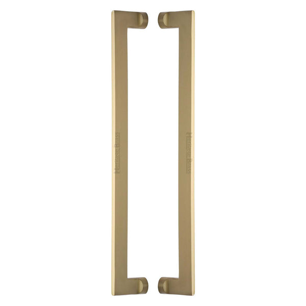 Apollo Back to Back Door Pull Handle by M Marcus - Heritage Brass