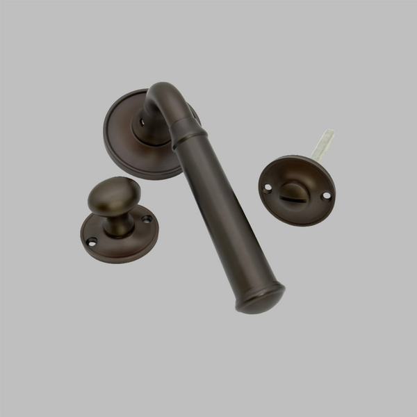 Beau- Hardware, Beau Hardware Lever Handles - Dark Matt Bronze, Door Handles, Lever On Rose