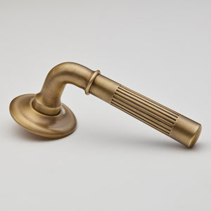 Croft - Brooklands Door Handle on Arc Rose 111COV57D by Croft Ironmongery