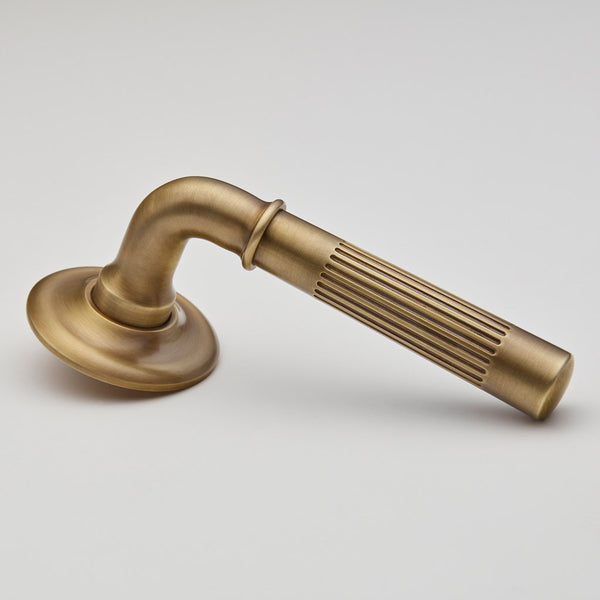 Croft - Brooklands Door Handle on Arc Rose 111COV57D by Croft Ironmongery