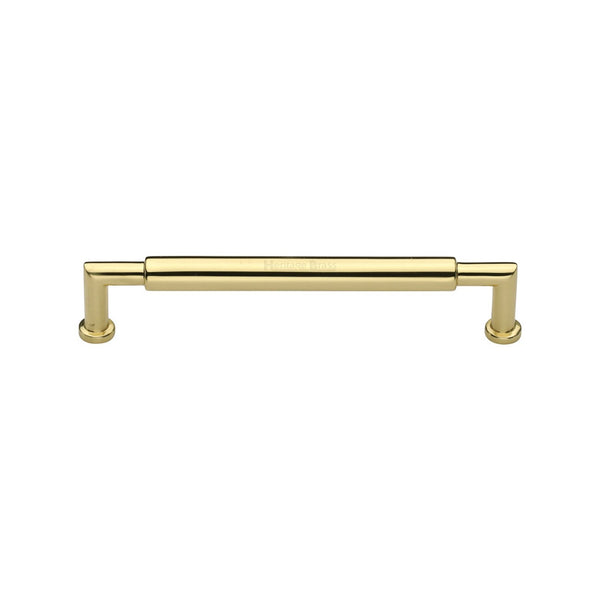 Bauhaus Round Cabinet Pull Handle by M Marcus - Heritage Brass