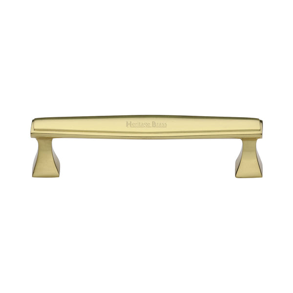 M Marcus - Heritage Brass, Deco Cabinet Pull Handle, Cabinet Hardware, Cabinet Pull Handles