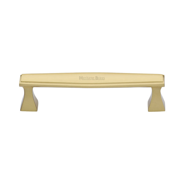 M Marcus - Heritage Brass, Deco Cabinet Pull Handle, Cabinet Hardware, Cabinet Pull Handles