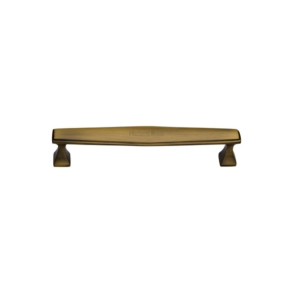 Deco Cabinet Pull Handle by M Marcus - Heritage Brass