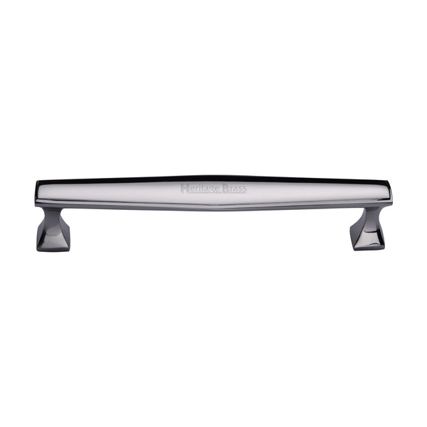 M Marcus - Heritage Brass, Deco Cabinet Pull Handle, Cabinet Hardware, Cabinet Pull Handles