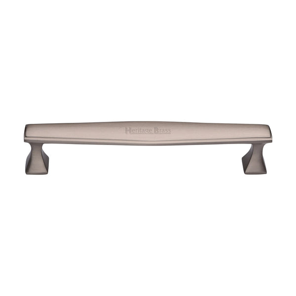 M Marcus - Heritage Brass, Deco Cabinet Pull Handle, Cabinet Hardware, Cabinet Pull Handles