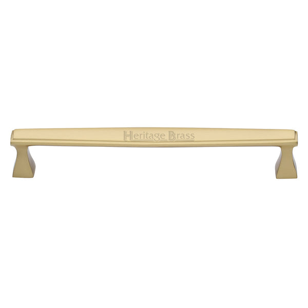 M Marcus - Heritage Brass, Deco Cabinet Pull Handle, Cabinet Hardware, Cabinet Pull Handles