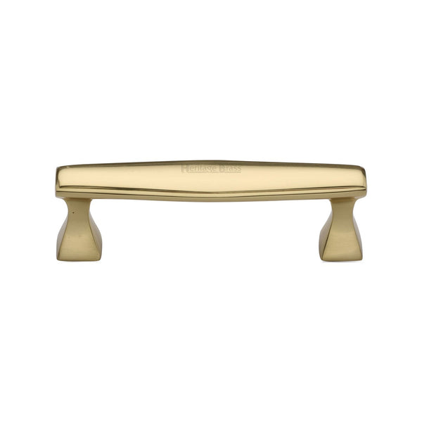 M Marcus - Heritage Brass, Deco Cabinet Pull Handle, Cabinet Hardware, Cabinet Pull Handles