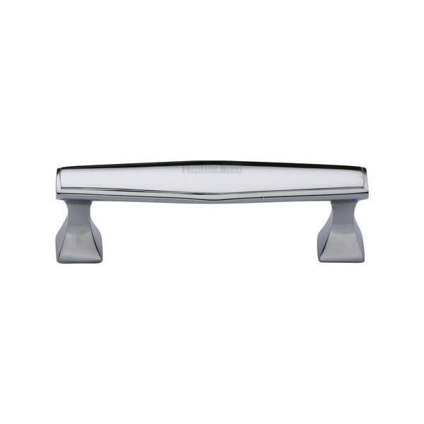 M Marcus - Heritage Brass, Deco Cabinet Pull Handle, Cabinet Hardware, Cabinet Pull Handles