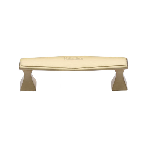 Deco Cabinet Pull Handle by M Marcus - Heritage Brass