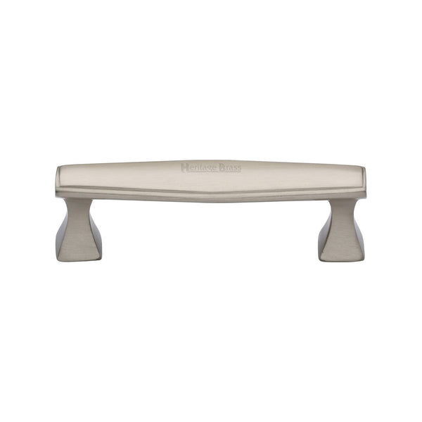 M Marcus - Heritage Brass, Deco Cabinet Pull Handle, Cabinet Hardware, Cabinet Pull Handles