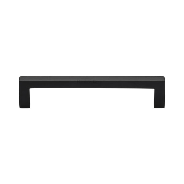 M Marcus - Heritage Brass, Square Metro Cabinet Pull Handle, Cabinet Hardware, Cabinet Pull Handles