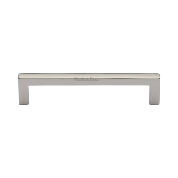 M Marcus - Heritage Brass, Square Metro Cabinet Pull Handle, Cabinet Hardware, Cabinet Pull Handles