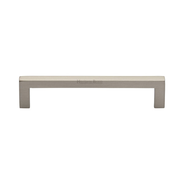 M Marcus - Heritage Brass, Square Metro Cabinet Pull Handle, Cabinet Hardware, Cabinet Pull Handles