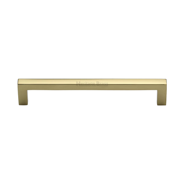 M Marcus - Heritage Brass, Square Metro Cabinet Pull Handle, Cabinet Hardware, Cabinet Pull Handles