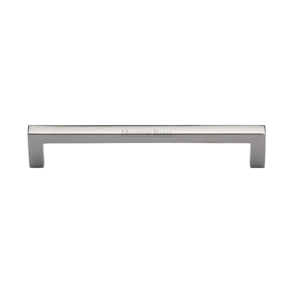 M Marcus - Heritage Brass, Square Metro Cabinet Pull Handle, Cabinet Hardware, Cabinet Pull Handles