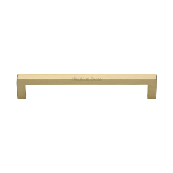 Square Metro Cabinet Pull Handle by M Marcus - Heritage Brass