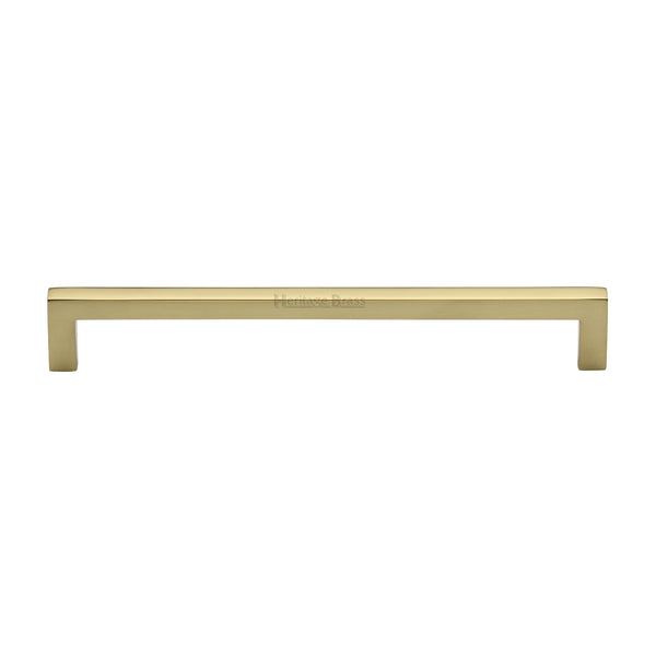 M Marcus - Heritage Brass, Square Metro Cabinet Pull Handle, Cabinet Hardware, Cabinet Pull Handles