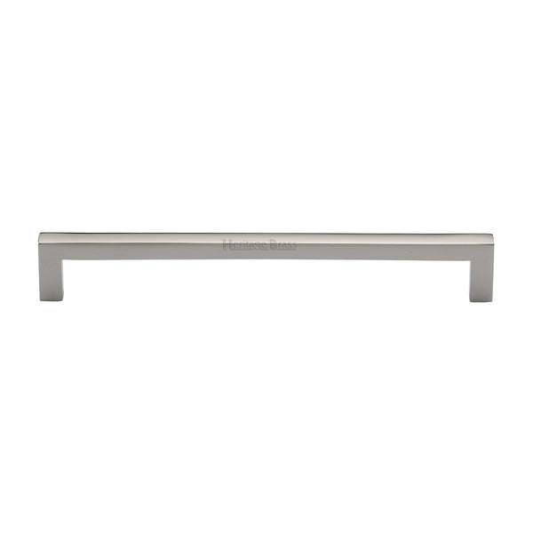 M Marcus - Heritage Brass, Square Metro Cabinet Pull Handle, Cabinet Hardware, Cabinet Pull Handles