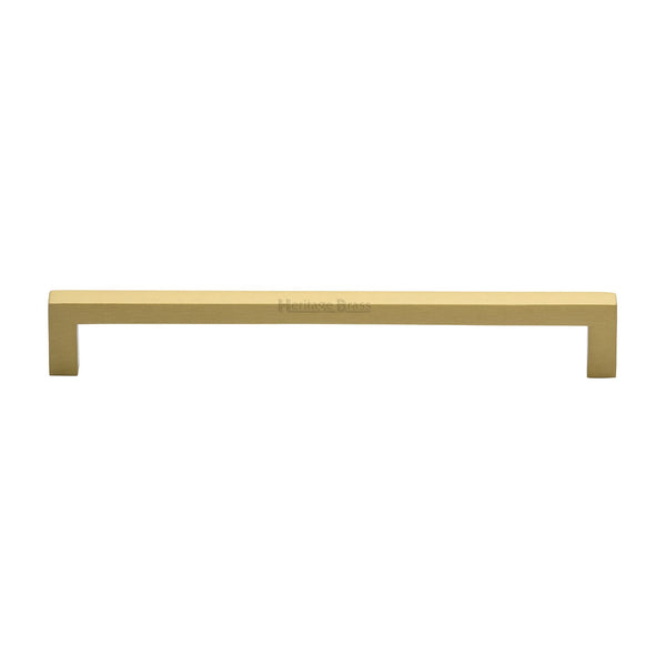 M Marcus - Heritage Brass, Square Metro Cabinet Pull Handle, Cabinet Hardware, Cabinet Pull Handles