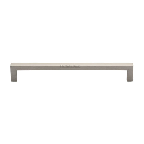 M Marcus - Heritage Brass, Square Metro Cabinet Pull Handle, Cabinet Hardware, Cabinet Pull Handles